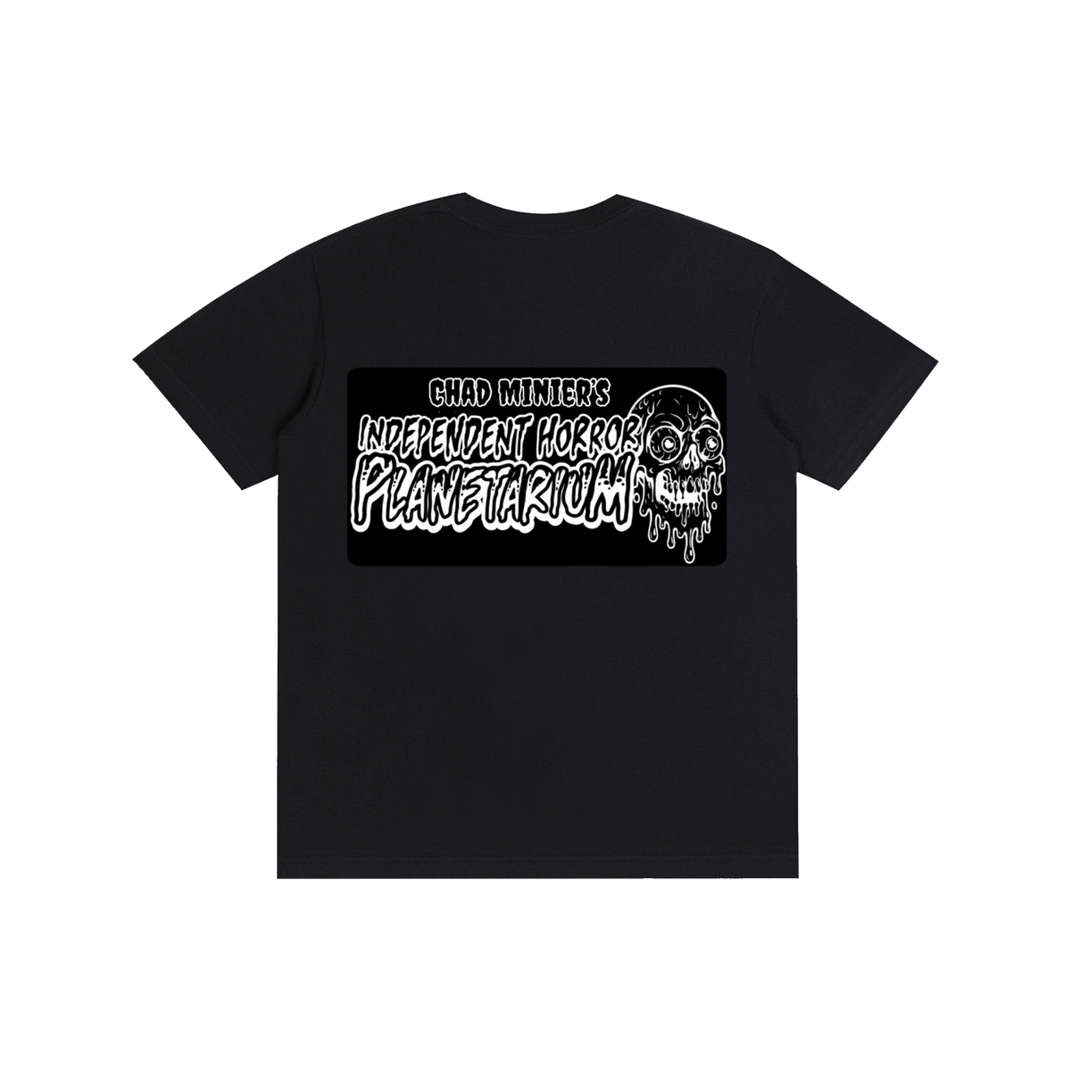 Double Sided Horror Black T-Shirt