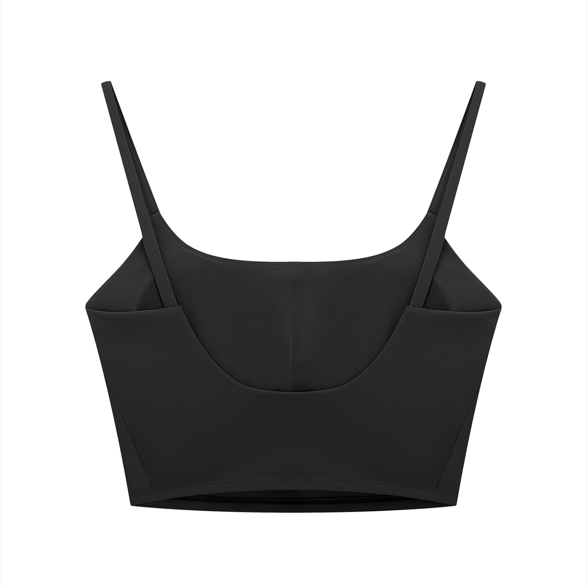 Independent Horror Planetarium Black Women's Solid Color Sports Bra
