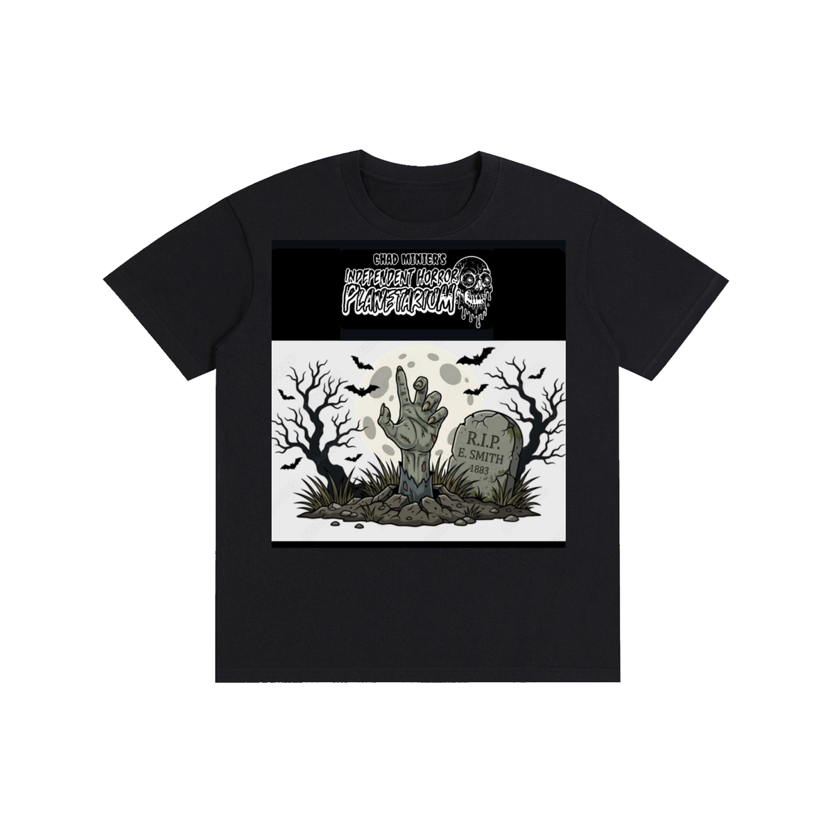 Zombie Hand Black Cotton T-Shirt
