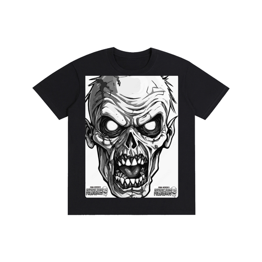 Zombie Black Cotton T-Shirt