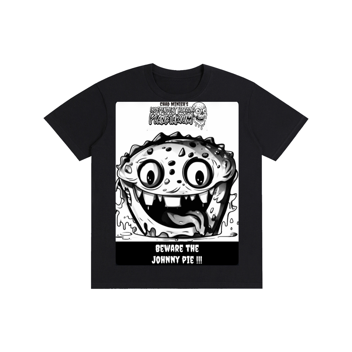 Johnny Pie Black Cotton T-Shirt