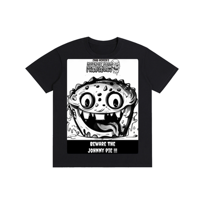 Johnny Pie Black Cotton T-Shirt