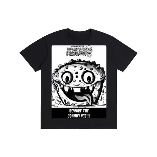 Johnny Pie Black Cotton T-Shirt