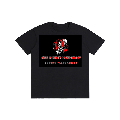 Punk Black Cotton T-Shirt