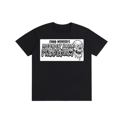 Independent Horror Planetarium White Logo T-Shirt