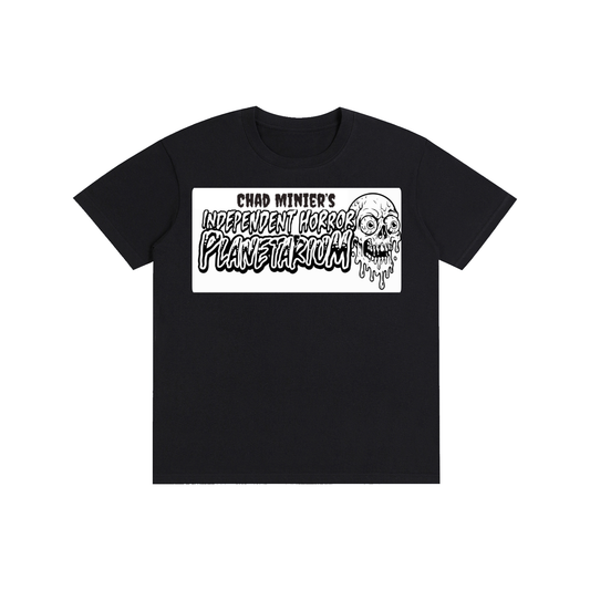 Independent Horror Planetarium White Logo T-Shirt