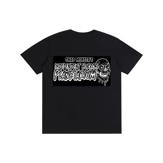 Double Sided Horror Black T-Shirt