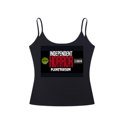 Independent Horror Planetarium Women’s Slim Fit Open-Back Tank Top