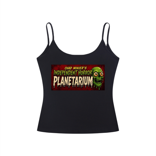 Independent Horror Planetarium Women’s Slim Fit Open-Back Tank Top