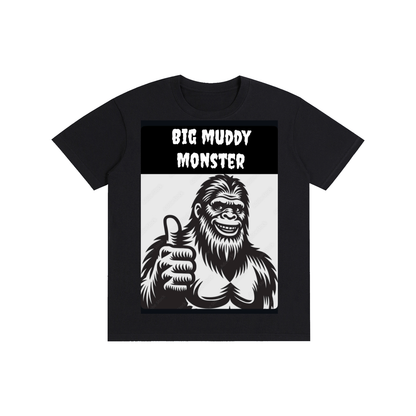 Double Sided Big Muddy Monster Black T-Shirt